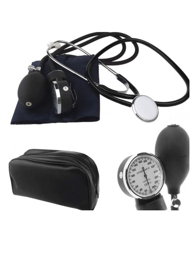 KBM Japanese Pneumatic Blood Pressure Monitor With Stethoscope  - Image 3