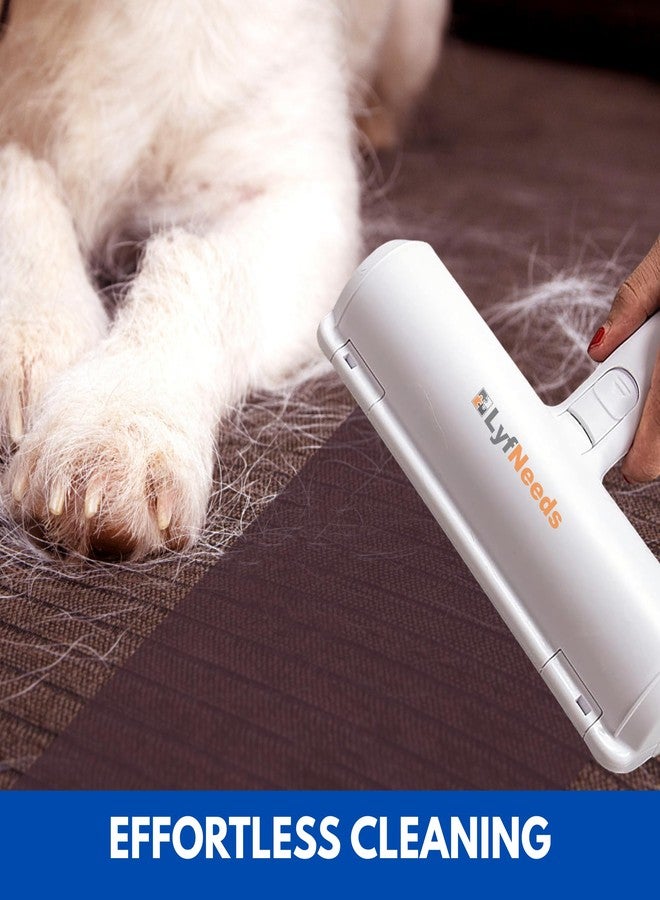 LyfNeeds Reusable Pet Hair Remover Roller - Dog & Cat Hair Remover for Furniture, Couch, Carpet, Clothing - Pet Hair Removal Tool for Couch - Lint Roller for Furniture, Car & Bedding - Image 2