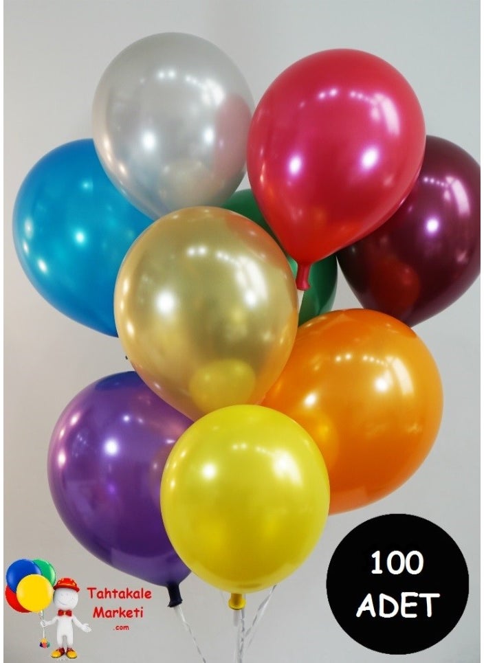 100'S Metallic Pearlescent Balloon Mixed Color - pzsku/Z288E8FD5546A5C9D5A48Z/45/_/1741286217/a4ba96ce-0797-4134-acd5-778233f6e01f