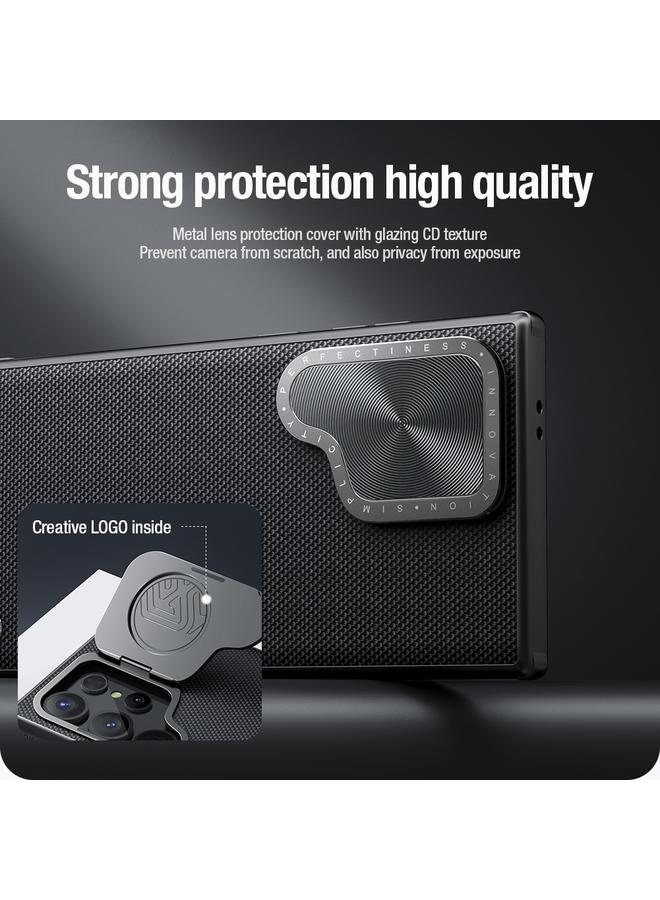 Nillkin Case For Samsung Galaxy S24 Ultra 5G Textured Prop Camera Cover Holder Design Nylon MagSafe Magnetic Phone Case - Image 4