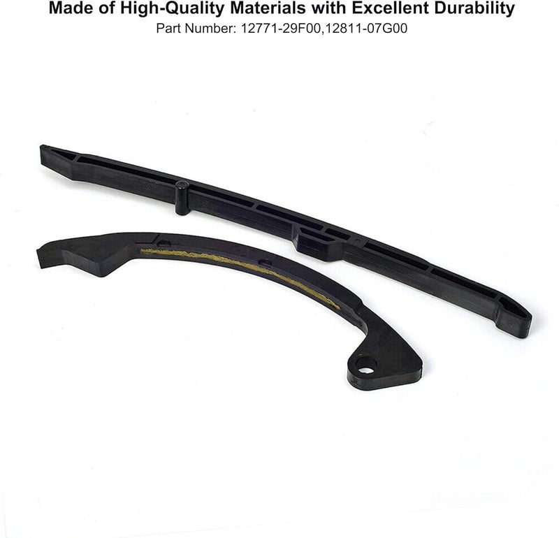 Tavaski Cam Timing Chain Guides Tensioner and Cover Gasket Fit for Suzuki Quadsport LTZ400 2003-2008 Replace 12771-29F00 12811-07G00 - Image 2