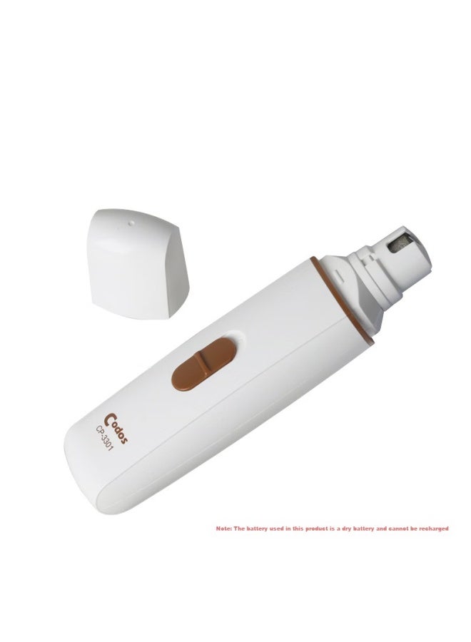 Codos Pet Nail Grinder, Electric Nail File For Dogs And Cats, Dry Battery-powered Model Cp-3301 - Image 5