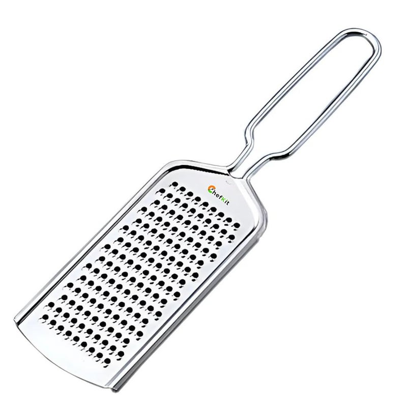 CHEFKIT Premium Stainless Steel Cheese Lemon Zester Ginger Garlic Grater MultiPurpose Vegetable Fruit Nutmeg Grater Dishwasher Safe Kitchen Tool for Effortless Grating Zesting 2 - Image 5