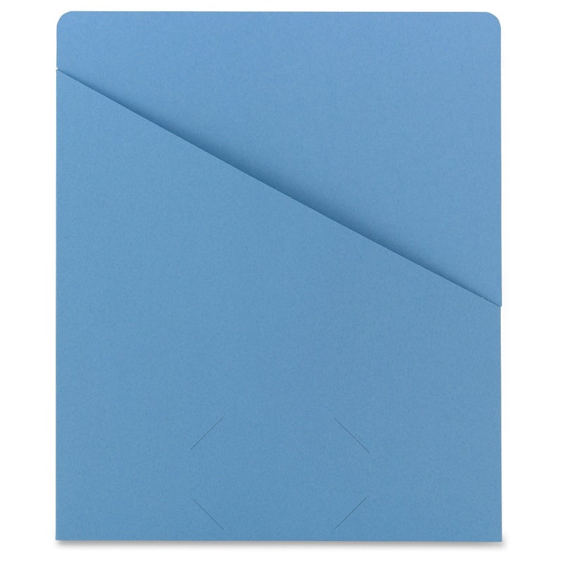 Smead Smead Slash Jacket, Letter Size, Blue, 25 per Pack (75431) - Image 1