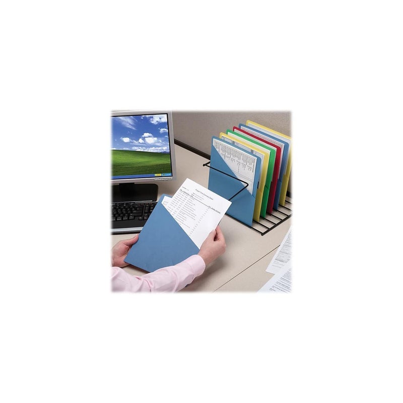 Smead Slash Jacket, Letter Size, Blue, 25 per Pack (75431) - Image 5