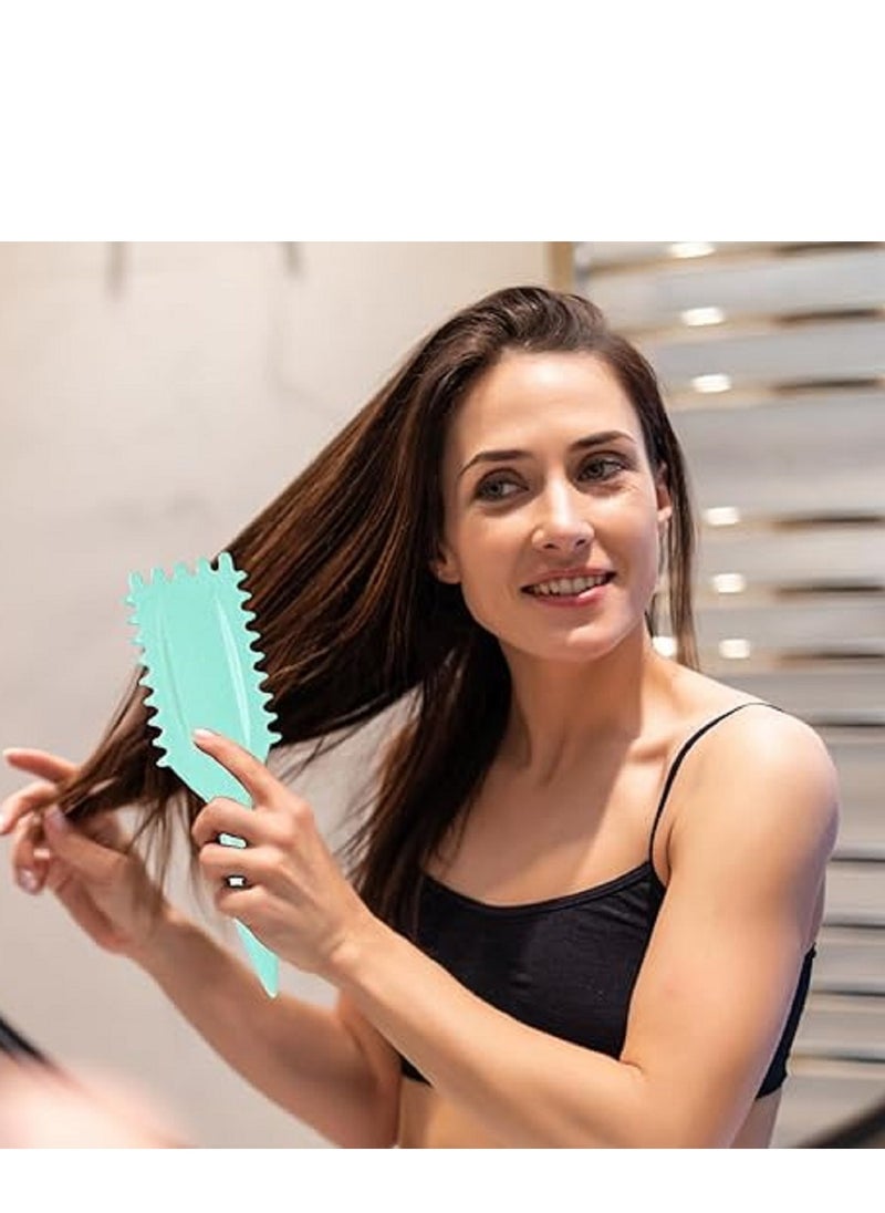 Generic - Curl Defining Brush  Curl Hair Brush  Curl Define Styling Brush  For Combing And Shaping Men's And Women's Curls To Reduce Pulling  Green - Image 1