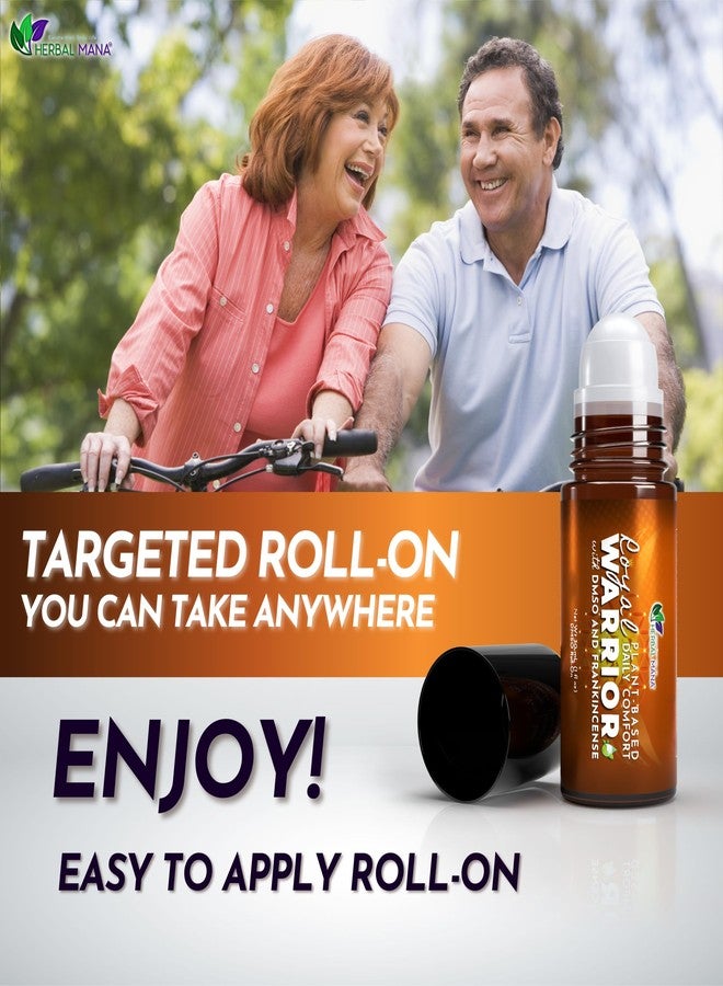 Herbal Mana Frankincense DMSO Roll-On | Menthol-Free | Warm Resinous Aroma | Royal Warrior | 1 fl oz (30 mL) - Image 3
