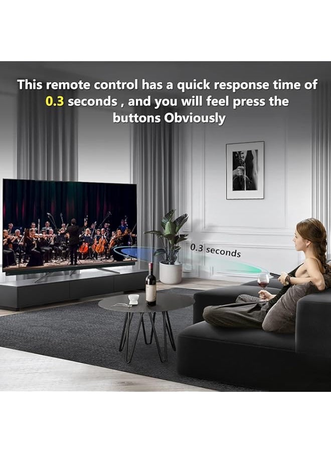 Generic - Universal Remote Control for Roku TV, Replacement Remote for Hisense/Sharp Roku TV, TV Remote with Netflix Disney+/Hulu/Prime Video Buttons - Image 1