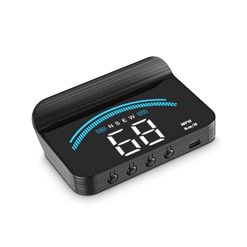 AZIJYV Heads Up Display for Cars M11,Universal OBD+GPS Digital Speedometer Dual System 3.5 Inches HUD with Speed,Water Temperature,Driving Mileage,Overspeed Alarm,Suitable for All Cars - Image 1
