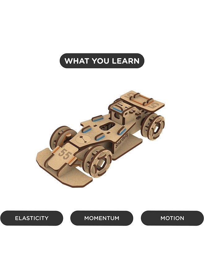 Smartivity STEM Wheels Speedster Educational DIY Toy, Multicolour - Image 3