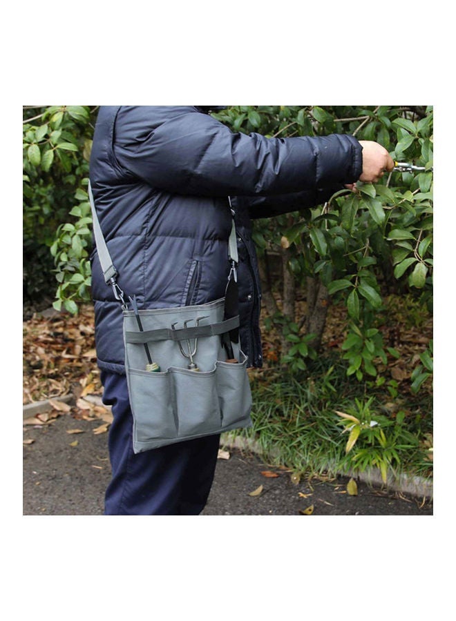 NIBEMINENT Multi-Functional Garden Tool Storage Bag Grey - Image 2