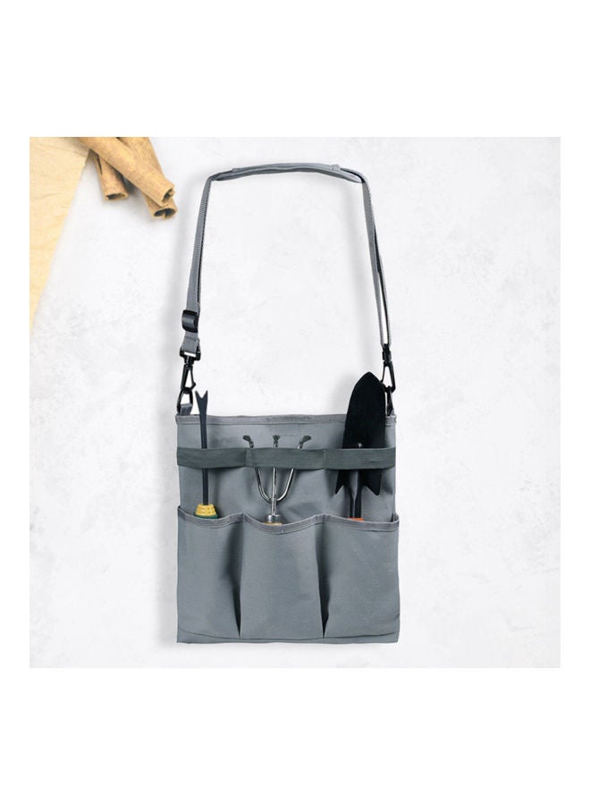 NIBEMINENT Multi-Functional Garden Tool Storage Bag Grey - Image 4