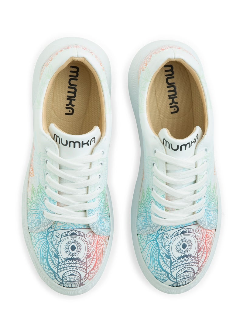 Mumka Mandala Elephant Sneakers - Image 4