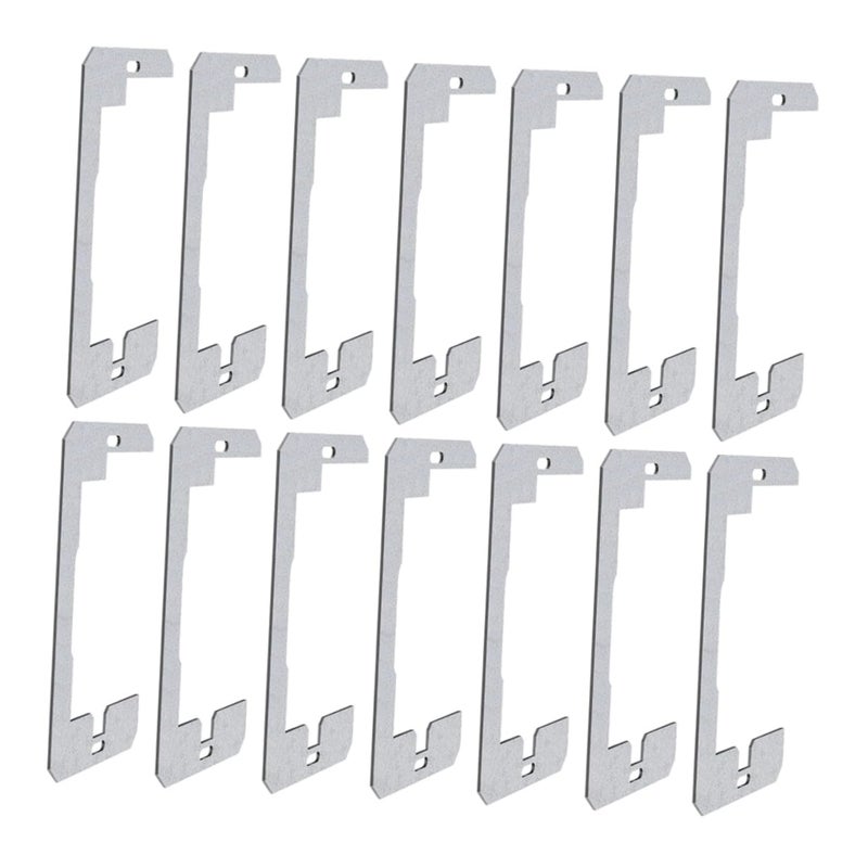 PRETYZOOM 15Pcs Metal Device Leveling Plates Electrical Outlet Shims Spacers for Accurate Wall Plate Installation for Home Renovations and Construction Projects - Image 1