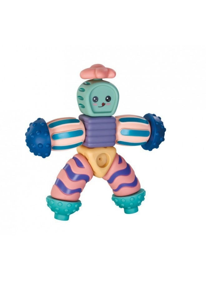 no Export Variant Soft Rubber Modeling Building Blocks Infant Educational Fun Safe Soft Rubber Variant Toys - Image 4