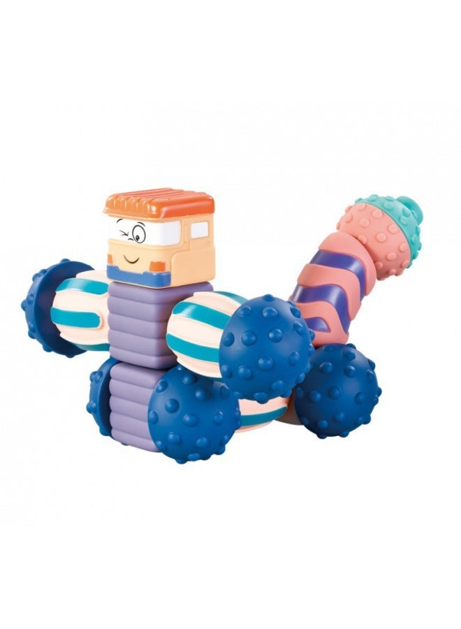 no Export Variant Soft Rubber Modeling Building Blocks Infant Educational Fun Safe Soft Rubber Variant Toys - Image 3