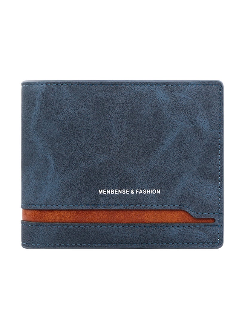 MenBense Business Men's Wallet Short Wallet Card Holder Document Bag 12*9.5*2.5cm - Image 1