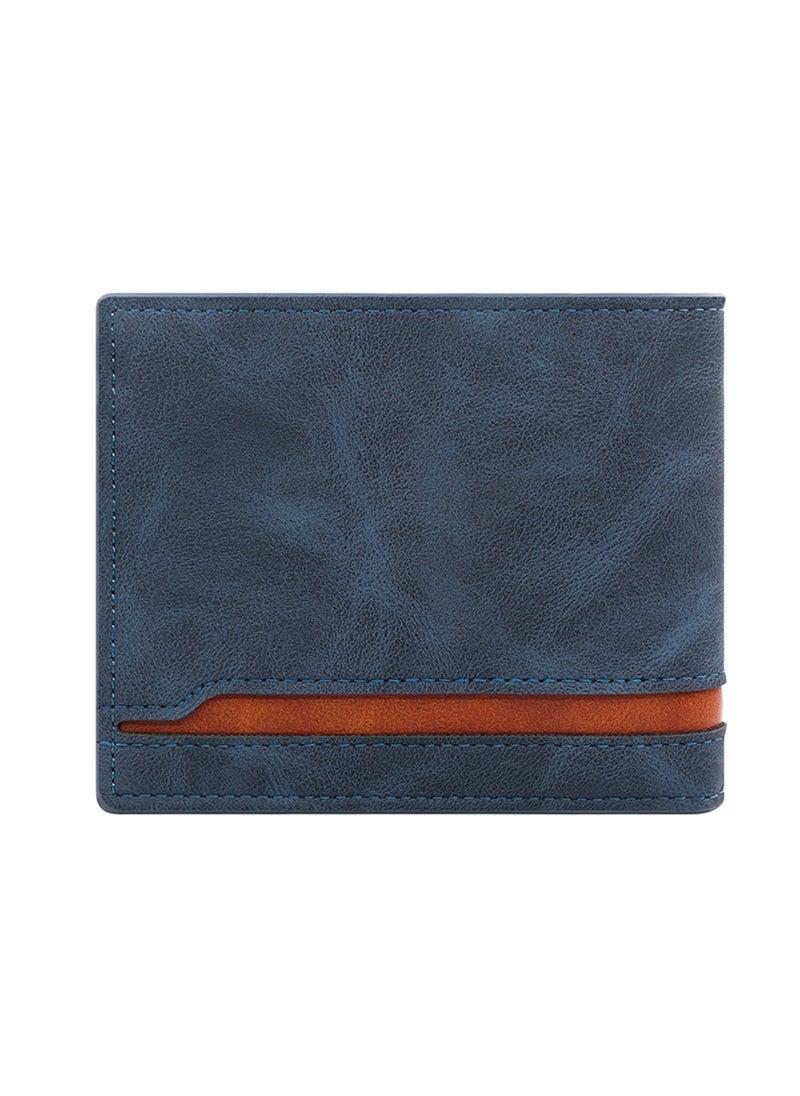 MenBense Business Men's Wallet Short Wallet Card Holder Document Bag 12*9.5*2.5cm - Image 2