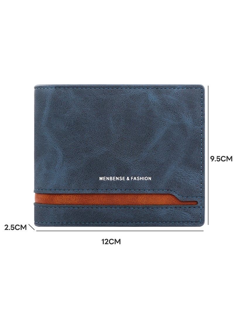 MenBense Business Men's Wallet Short Wallet Card Holder Document Bag 12*9.5*2.5cm - Image 5