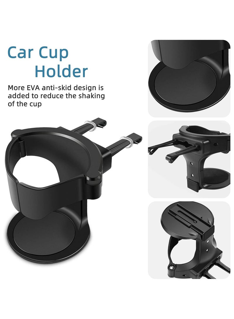Generic Car Cup Holder for Air Vent Adjustable Car Air Conditioner Vent Drink Holder Waterproof Durable Vehicle Cup ExpanderAutomotive Ashtray Holder Replacement for Car Car Universal Accessories  - Image 3