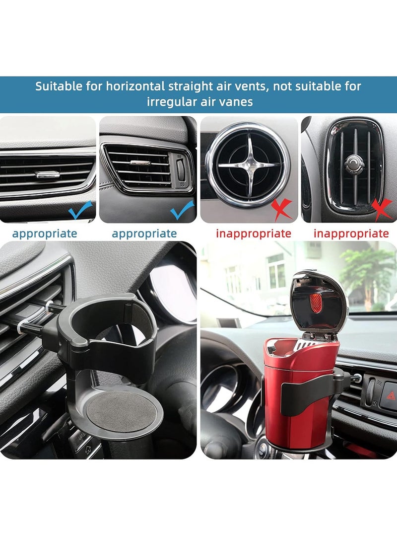 Generic Car Cup Holder for Air Vent Adjustable Car Air Conditioner Vent Drink Holder Waterproof Durable Vehicle Cup ExpanderAutomotive Ashtray Holder Replacement for Car Car Universal Accessories  - Image 4