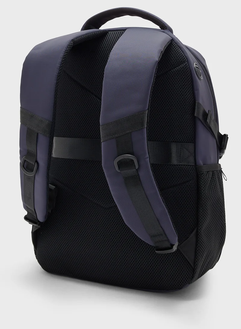 Robert Wood Premium Backpack With Usb Port And Organisers