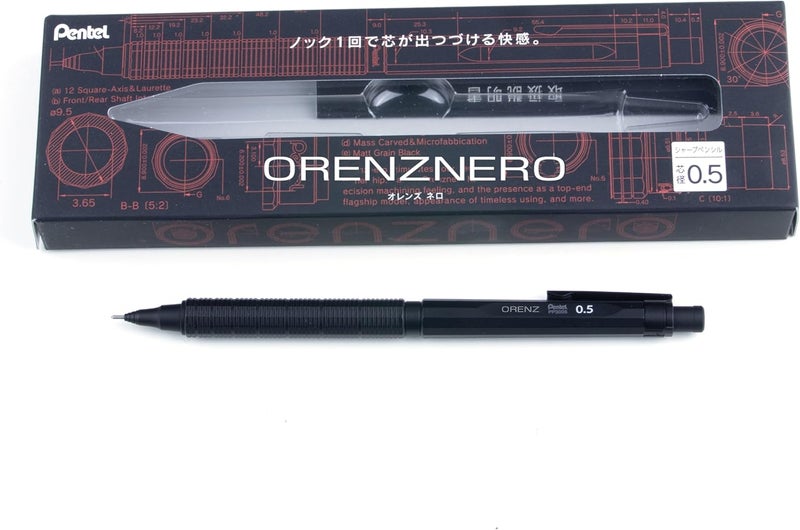 Pentel Orenznero 0.5mm Mechanical Pencil with Auto Lead Feed Feature - Image 4