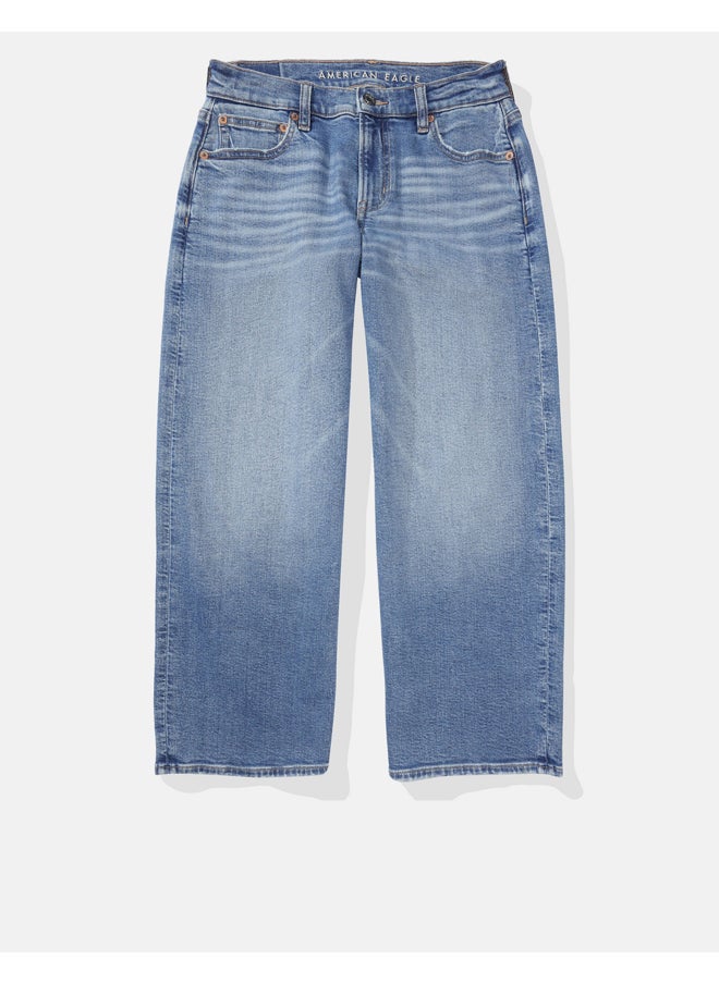 American Eagle - AE بنطال جينز قصير بأرجل واسعة من التسعينات - Image 1