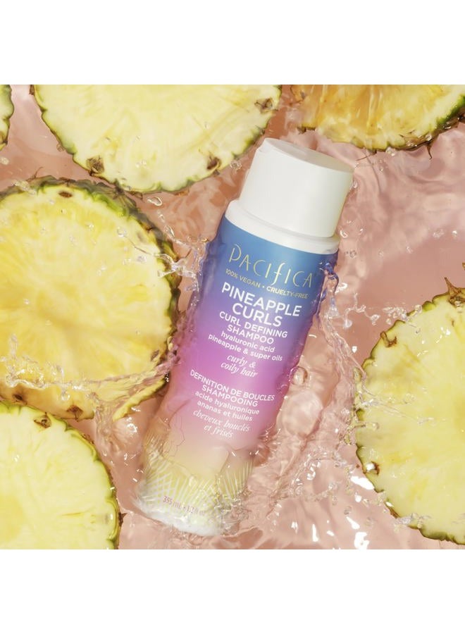 Pacifica Beauty 12.0 Fl Oz Pineapple Curls Curl Enhancing Shampoo - Hydrating & Frizz Control with Argan Oil & Hyaluronic Acid, Vegan + Cruelty Free - Image 5