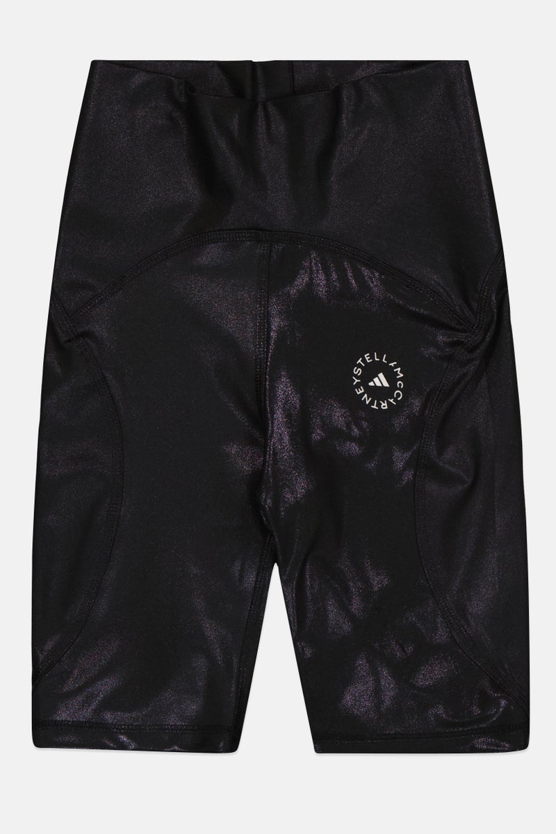 Adidas by Stella McCartney Women Sportswear Fit Brand Logo Training Biker Shorts, Black - Image 2