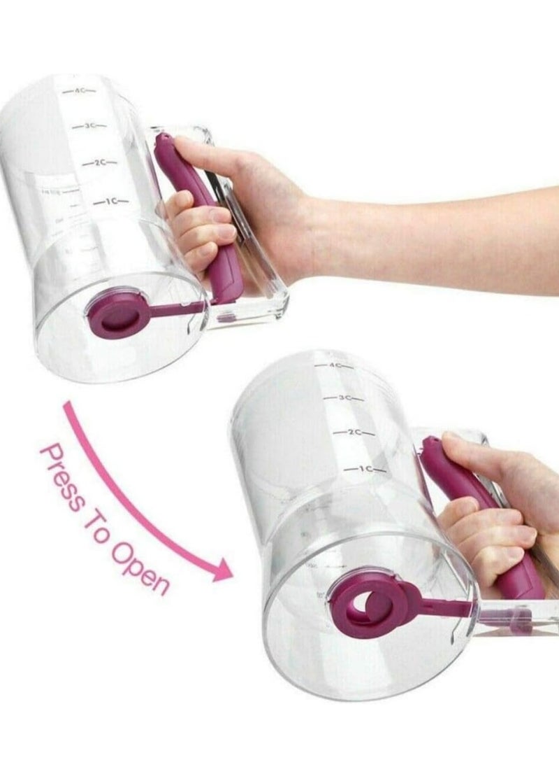 Generic - Crepe, Pancake and Cupcake Mixer Dispenser: The perfect solution for preparing delicious breakfast with one touch - Image 1