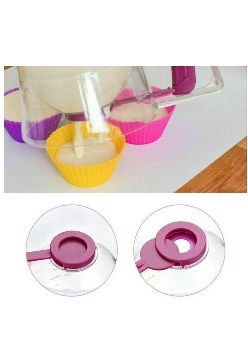 Generic - Crepe, Pancake and Cupcake Mixer Dispenser: The perfect solution for preparing delicious breakfast with one touch - Image 1