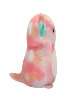 Squishmallows 10 inch Medium Plush Aksel Peach Tie-Dye Axolotl Hugmee Officially Licensed Kellytoy Plush Toy Colorful Soft Gift for Kids Girls & Boys Washable Squishy Stuff Toy Multicolor All Age  - Image 3