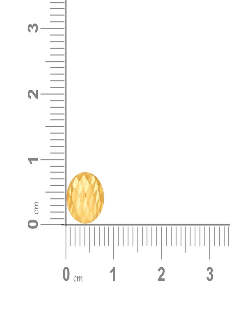 Malabar Gold and Diamonds 22 Karat 916 Purity Studs Gold Earrings ERZNS40654AEY - Image 4