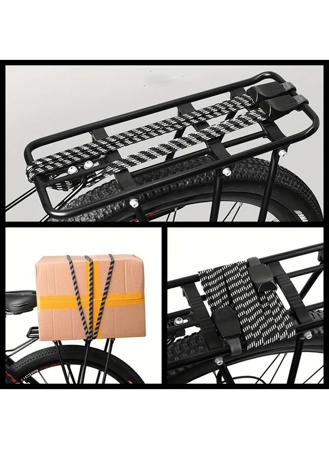 25 59 Inch Heavy Duty Adjustable Bicycle Luggage Strap Elastic Bungee Cord Secure Hooks - Image 4