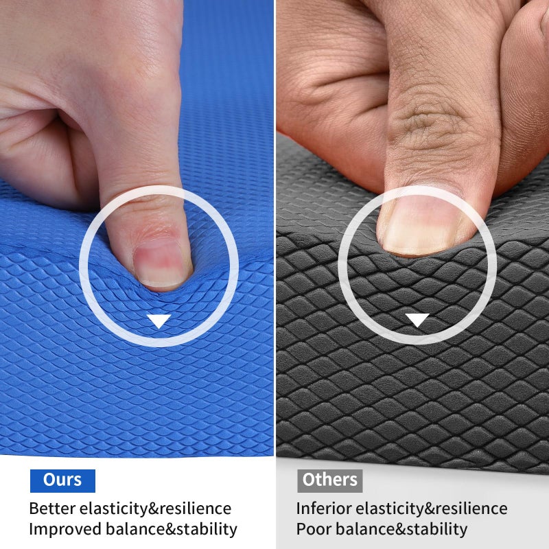 ANVICTOX Balance Pad 15.8 * 13.2 * 2 inch,Large Balance Pad for Physical Therapy,Foam Balance Board for Rehabilitation Stability Workout Knee and Ankle Exercise Strength Training - Image 5