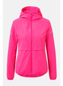 Tchibo Women Sportswear Fit Long Sleeves Running Jacket, Fuchsia  - Image 2