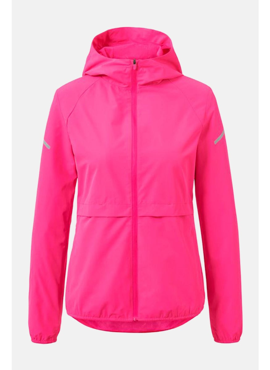 Tchibo - Women Sportswear Fit Long Sleeves Running Jacket, Fuchsia - Image 1