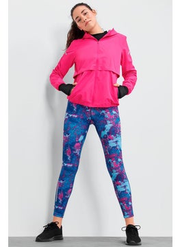 Tchibo Women Sportswear Fit Long Sleeves Running Jacket, Fuchsia  - Image 1