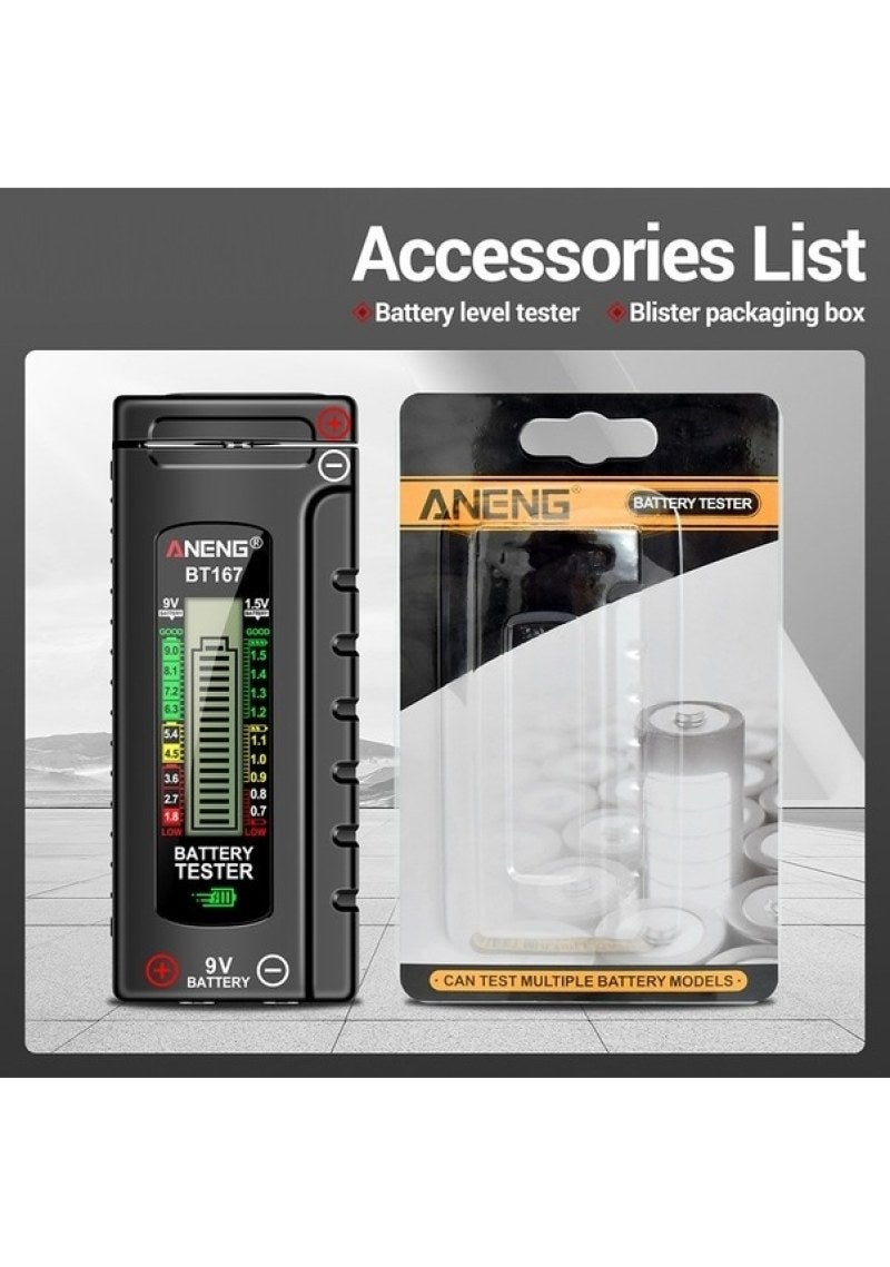 Battery Capacity Tester Accurate Remaining Power Measurement - Portable Black Instrument for Reliable Capacity Assessment - Image 5