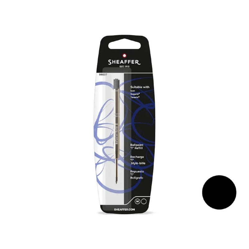 SHEAFFER Refill Sheaffer T Ballpoint Black Medium - Image 3