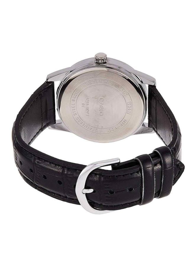 CASIO Men Water Resistant Analog Watch MTP-V001L-7B - 45 mm - Black - Image 2
