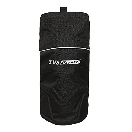 TVS Knee Guards for Bikers-CE Level 2 Certified Impact Resistance, Enhanced Visibility with Reflective Accents, Adjustable & Comfort Fit, 600D Polyester, Breathable for Long Rides (Black-M) - Image 1