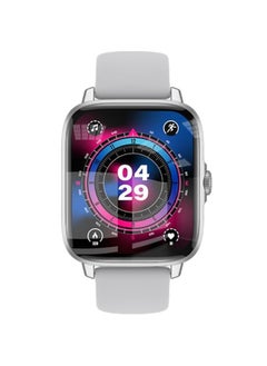 cardoo Smart watch Egypt  touch screen CardoO watch for men and women Heart Rate waterproof Bluetooth Calls Smart watch Support Arabic for Android and IOS (silver)  - Image 2