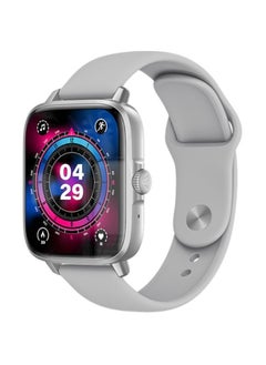 cardoo Smart watch Egypt  touch screen CardoO watch for men and women Heart Rate waterproof Bluetooth Calls Smart watch Support Arabic for Android and IOS (silver)  - Image 1
