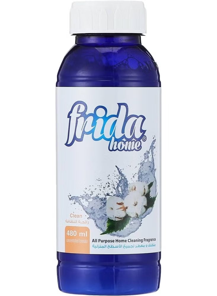 فريدا عطر هوم لتنظيف المنزل لجميع الأغراض رائحه النظافة، 480 مل - Image 1
