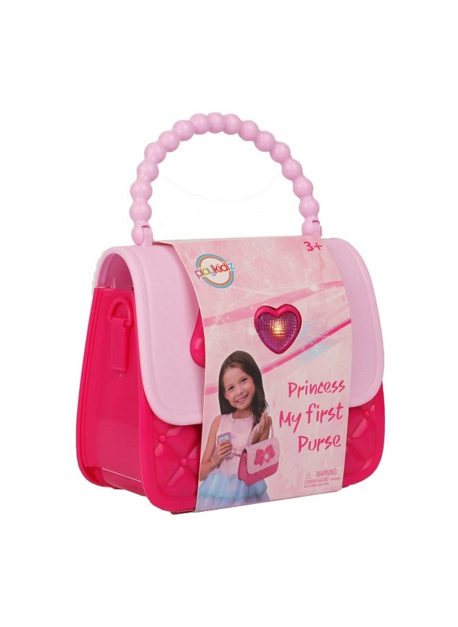 Playkidz Princess My First Purse Set - 8 Pieces Kids Play Purse And Accessories, Pretend Play Toy Set With Cool Girl Accessories, Includes Phone And Bag With Lights And Sound  - Image 5