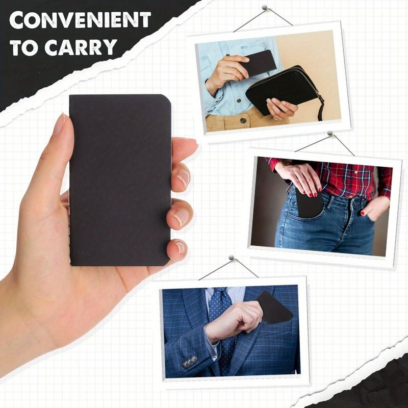 18 Pieces Mini Notebooks Bulk Packed Employee Appreciation Gifts Small Pocket Sized 4 X 2.5 Inches Lined Pages Ideal For Diaries Nurses Teachers Students Ages 14 And Up Black - Image 5