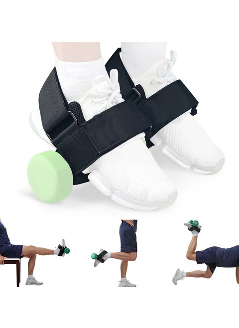 Dumbbell Foot Attachment, Tibialis Trainer, Adjustable Ankle Weights, Ankle Straps for Weight Lifting, Leg Workouts at Home for Hip Flexors, Shin Splint, Hamstring Curls, Leg extensions, Home Gym Equipment，（Pair）