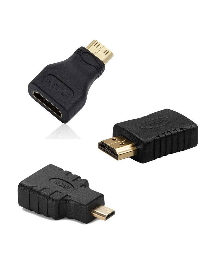JAJEEK Micro HDMI to HDMI Connector – 3.5cm High-Speed Cable for Streaming, Gaming, and Display – HD Video and Audio Transmission for Smartphones, Tablets, Laptops, and Cameras - Image 2
